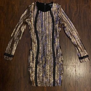 Gold Sequin Dress by Herra Collection